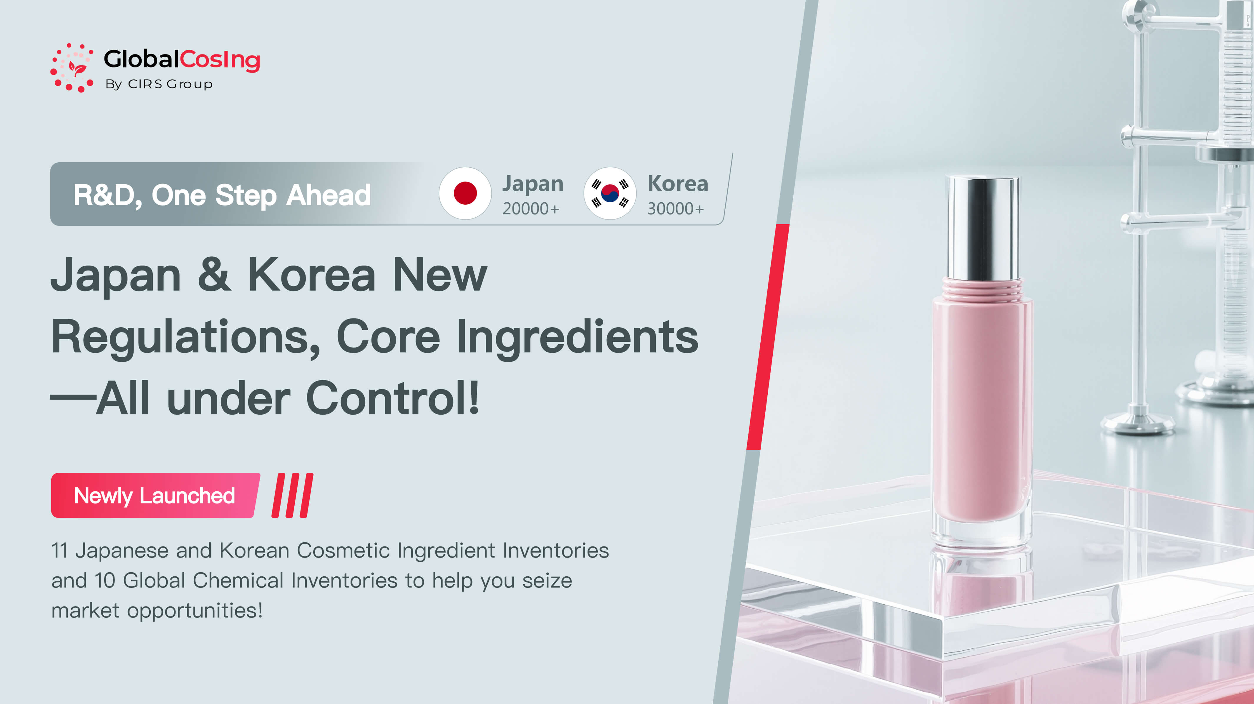 Global CosIng Update: Japan & Korea Ingredient Inventories Now Available